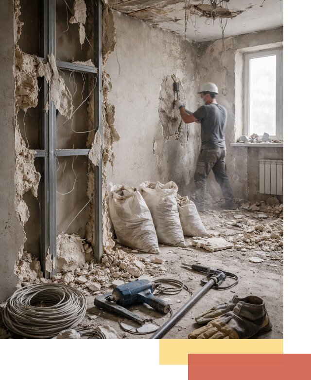 Профессиональный демонтаж зданий и конструкций в Ступино