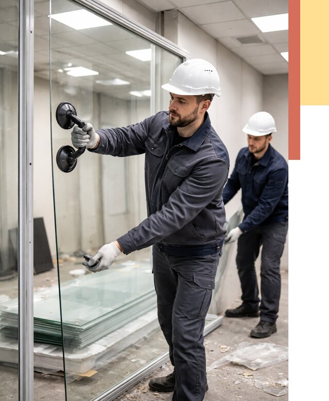 Демонтаж стеклянных перегородок в Ступино от 3326 руб. — быстро и недорого | ОТДЕЛОЧНИК-Стп