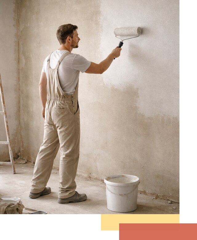 Грунтовка стен под отделку в Ступино профессиональным раствором