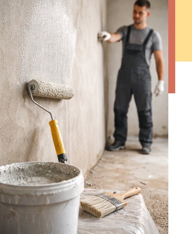 Нанесение бетоноконтакта на стены в Ступино от 4365 руб. быстро и недорого | ОТДЕЛОЧНИК-Стп