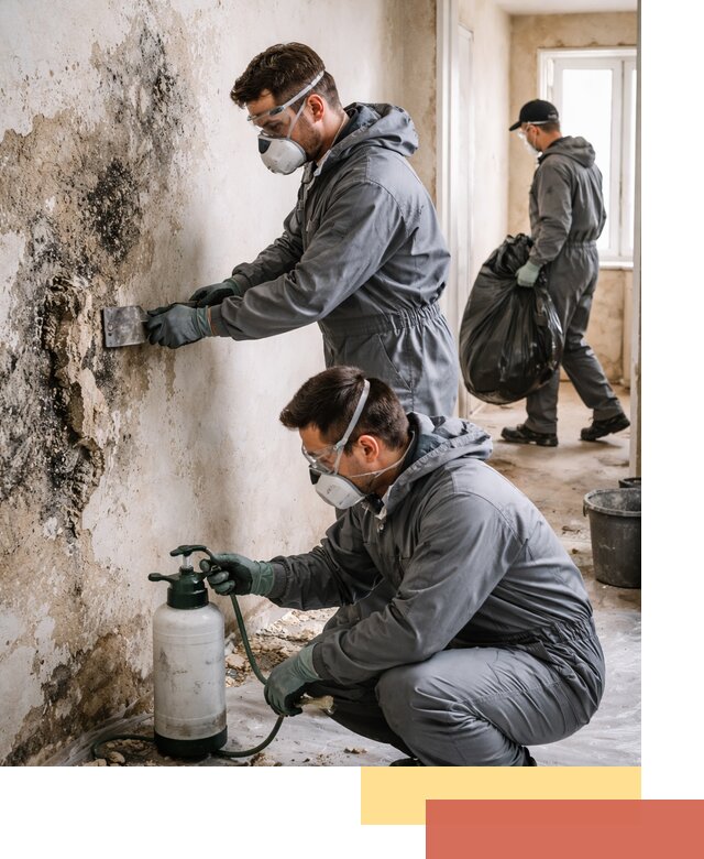 Удаление плесени со стен профессионально в Ступино