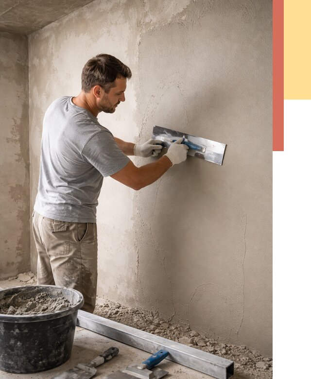 Штукатурка стен без маяков в Ступино от 7484 руб/м2 — услуги и цена | ОТДЕЛОЧНИК-Стп