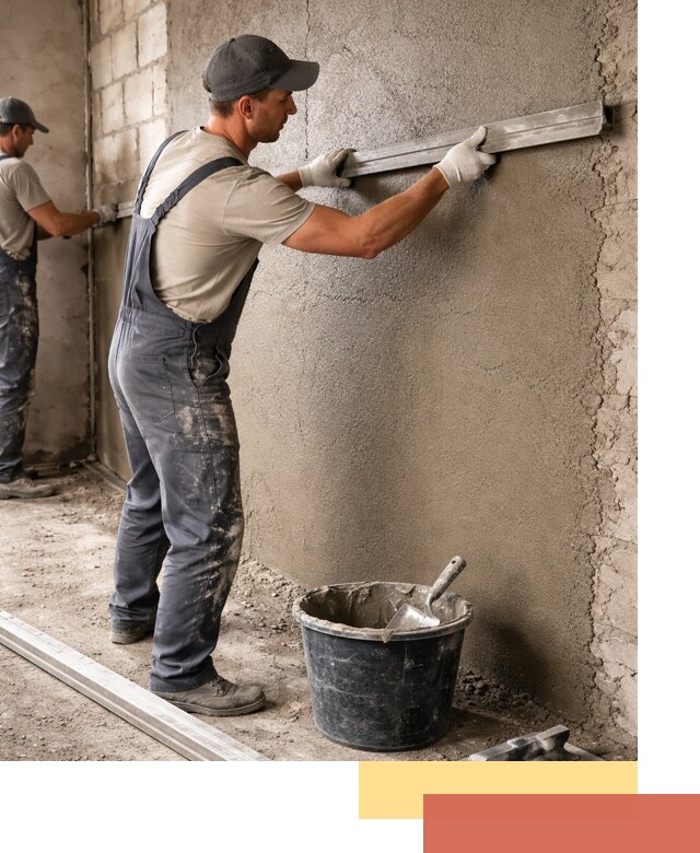 Штукатурка стен цементно-песчаная в Ступино профессионально