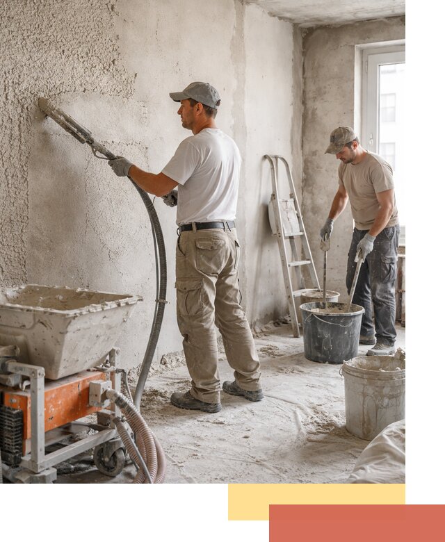 Машинная штукатурка стен в Ступино — быстро и качественно