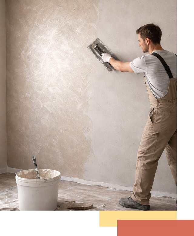 Декоративная штукатурка «Мокрый шелк» под ключ в Ступино