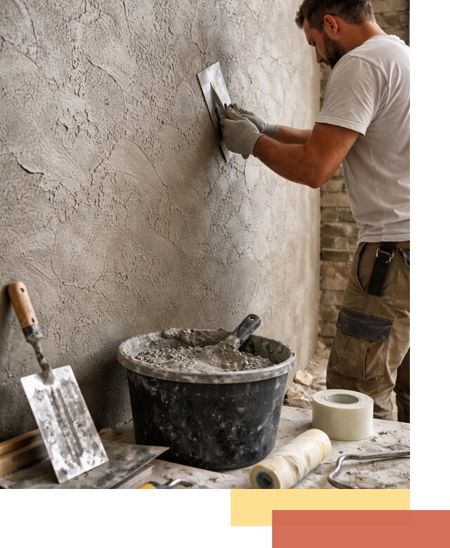 Декоративная штукатурка лофт в Ступино — отделка стен и потолков