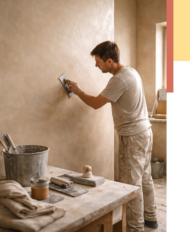 Марокканская штукатурка таделакт в Ступино под ключ от 4365 руб. | ОТДЕЛОЧНИК-Стп