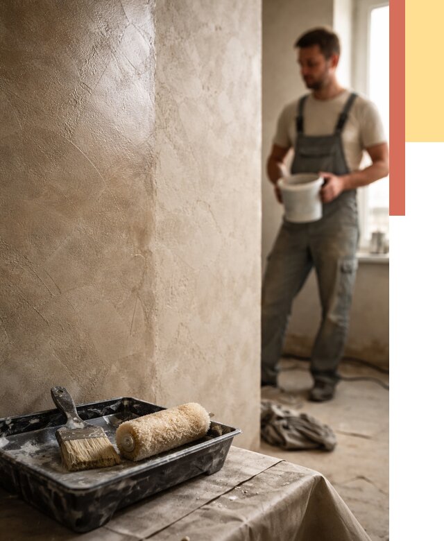 Нанесение воска на штукатурку в Ступино от 3638 руб. | Услуги ОТДЕЛОЧНИК-Стп