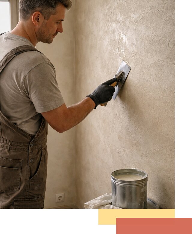 Нанесение воска на штукатурку в Ступино для защиты и блеска