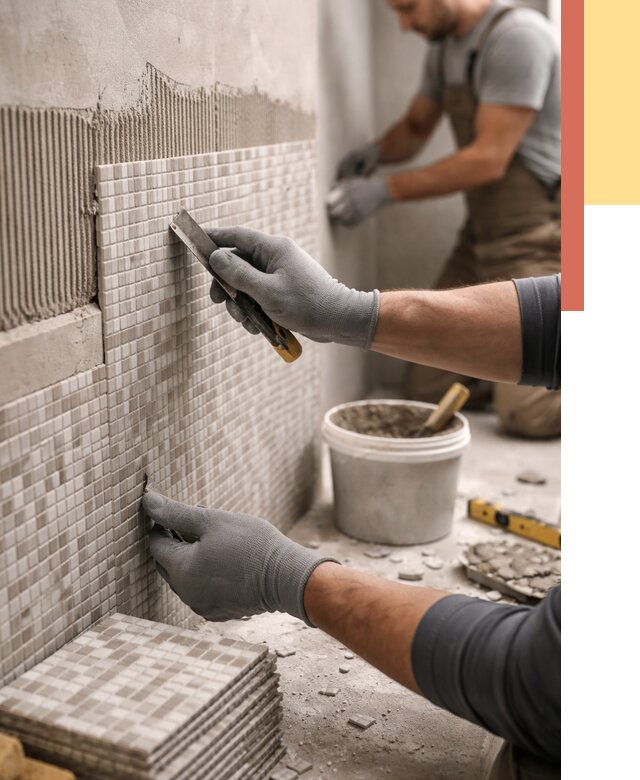 Облицовка стен мозаикой в Ступино от 3326 руб/м2 — укладка мозаики на стены | ОТДЕЛОЧНИК-Стп