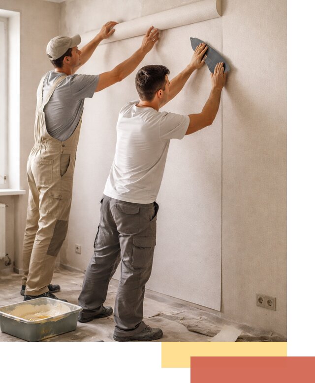 Поклейка виниловых обоев в Ступино профессионально и качественно