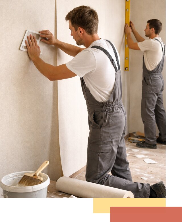 Поклейка бумажных обоев в Ступино качественно и недорого