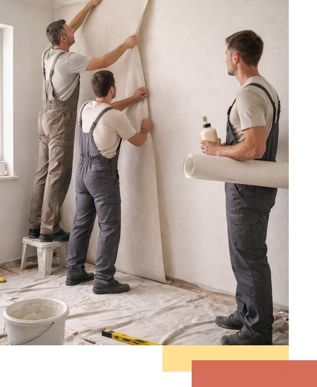 Оклейка стен обоями в Ступино — качественно и профессионально