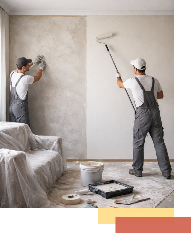 Покраска стен антивандальной краской в Ступино