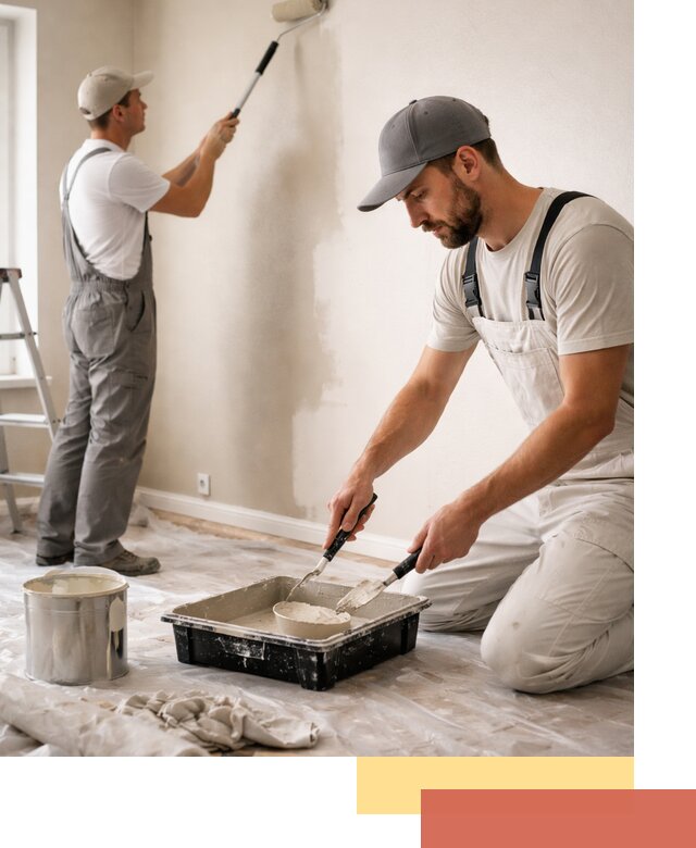 Покраска стен в квартире в Ступино — профессионально и аккуратно