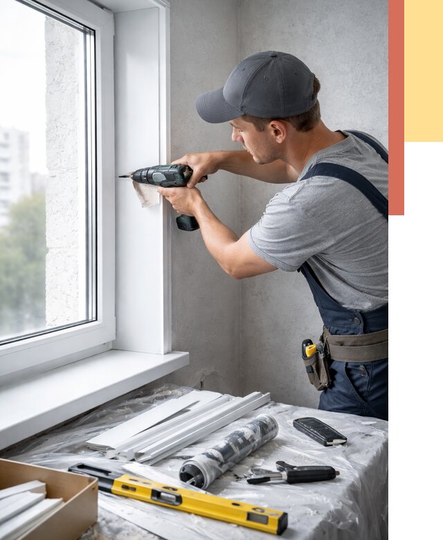 Установка пластиковых откосов в Ступино от 2339 руб. | ОТДЕЛОЧНИК-Стп монтаж, быстро и недорого