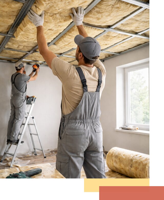 Утепление потолка под ключ в Ступино качественно и быстро