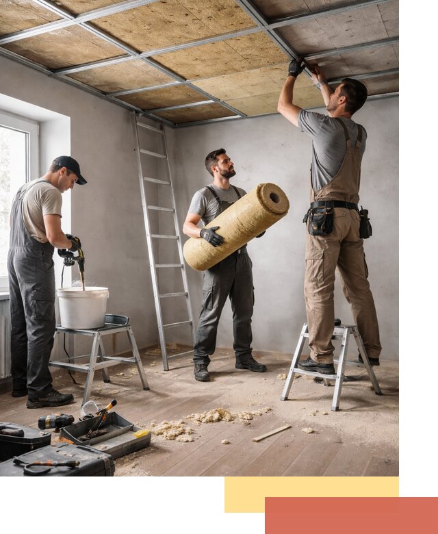 Шумоизоляция потолка в Ступино: профессиональный монтаж и отделка